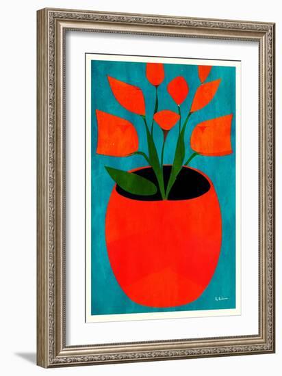 Red Blossoms-Bo Anderson-Framed Giclee Print