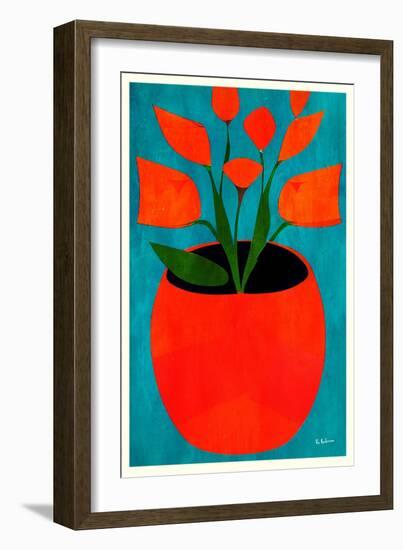 Red Blossoms-Bo Anderson-Framed Giclee Print