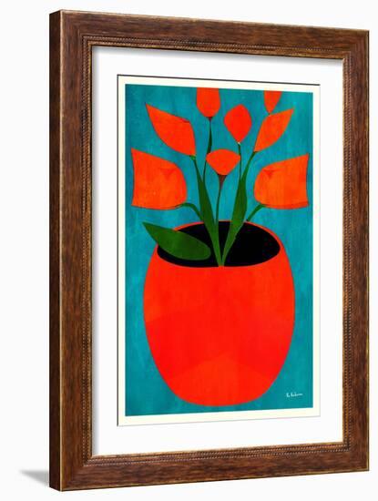 Red Blossoms-Bo Anderson-Framed Giclee Print