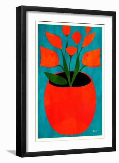 Red Blossoms-Bo Anderson-Framed Giclee Print