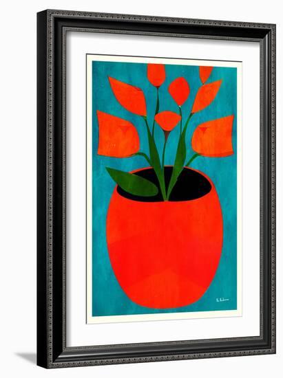 Red Blossoms-Bo Anderson-Framed Giclee Print