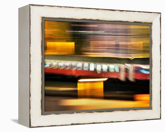 Red Blur-Felipe Rodriguez-Framed Premier Image Canvas