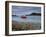 Red Boat in Achill Sound at Low Tide, Achill Island, County Mayo, Connacht, Republic of Ireland-Patrick Dieudonne-Framed Photographic Print