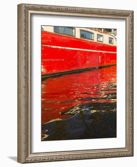 Red Boat-Charles Bowman-Framed Photographic Print