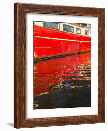 Red Boat-Charles Bowman-Framed Photographic Print