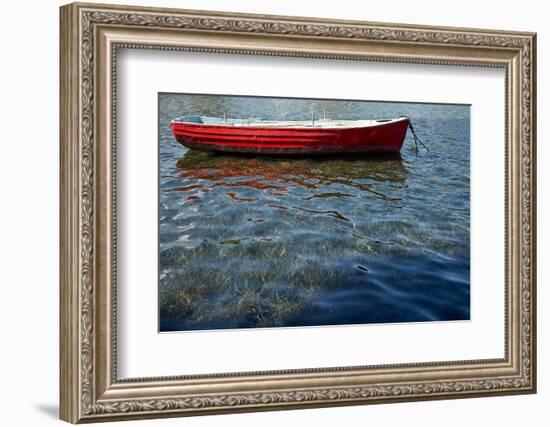 Red Boat-Lynda White-Framed Photographic Print