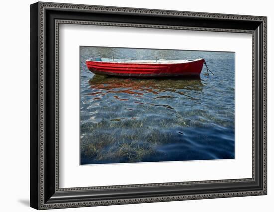 Red Boat-Lynda White-Framed Photographic Print