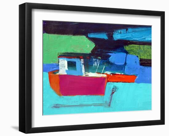 Red Boat-Paul Powis-Framed Giclee Print