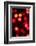 Red Bokeh-Erin Berzel-Framed Photographic Print