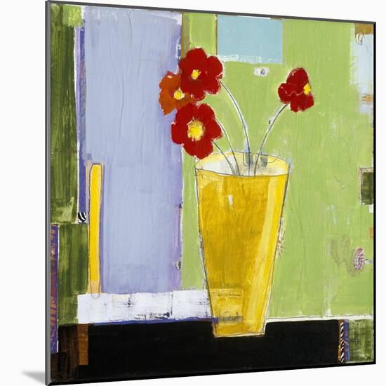 Red Bouquet I-Charlotte Foust-Mounted Giclee Print