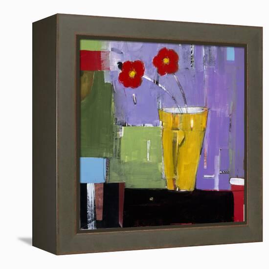 Red Bouquet II-Charlotte Foust-Framed Premier Image Canvas