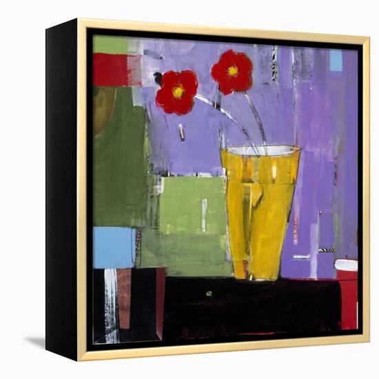 Red Bouquet II-Charlotte Foust-Framed Premier Image Canvas