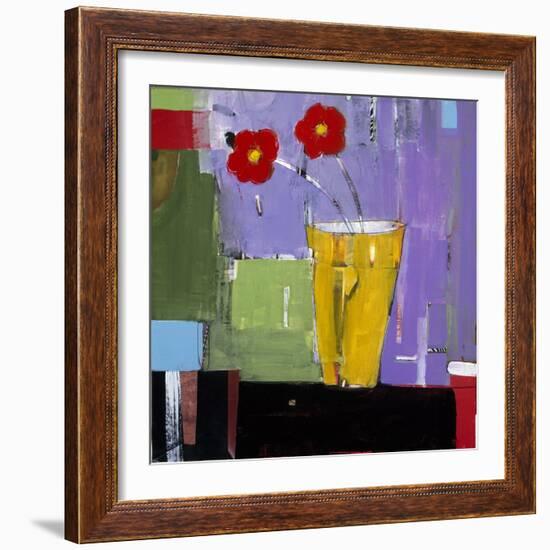 Red Bouquet II-Charlotte Foust-Framed Premium Giclee Print