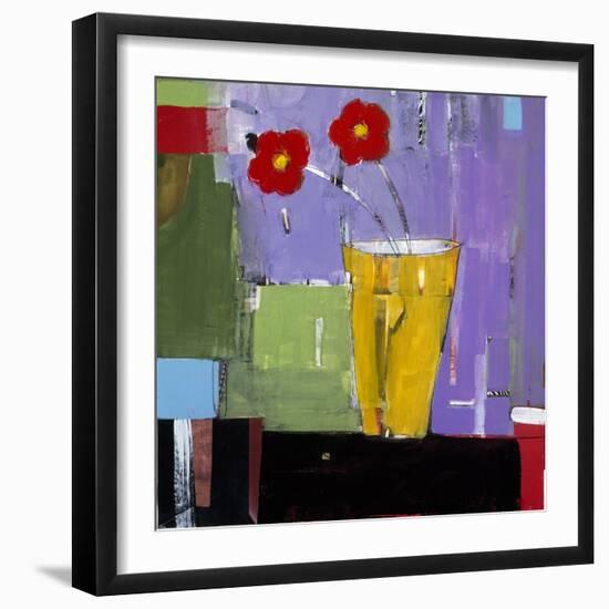 Red Bouquet II-Charlotte Foust-Framed Premium Giclee Print