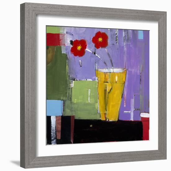 Red Bouquet II-Charlotte Foust-Framed Giclee Print