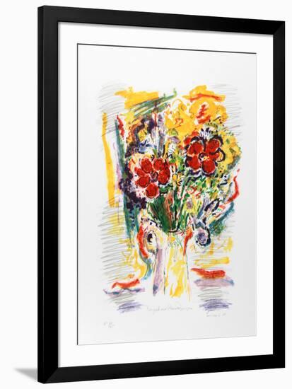 Red Bouquet-Wayne Ensrud-Framed Limited Edition