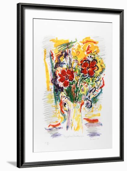 Red Bouquet-Wayne Ensrud-Framed Limited Edition