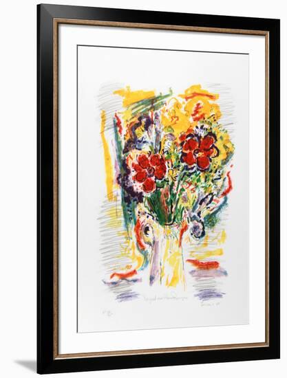 Red Bouquet-Wayne Ensrud-Framed Limited Edition