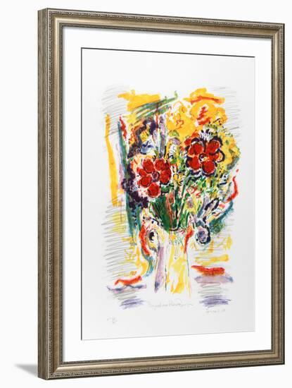 Red Bouquet-Wayne Ensrud-Framed Limited Edition