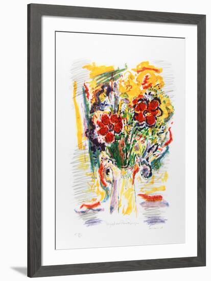 Red Bouquet-Wayne Ensrud-Framed Limited Edition