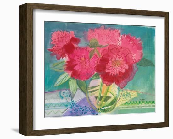 Red Bouquet-Maret Hensick-Framed Art Print