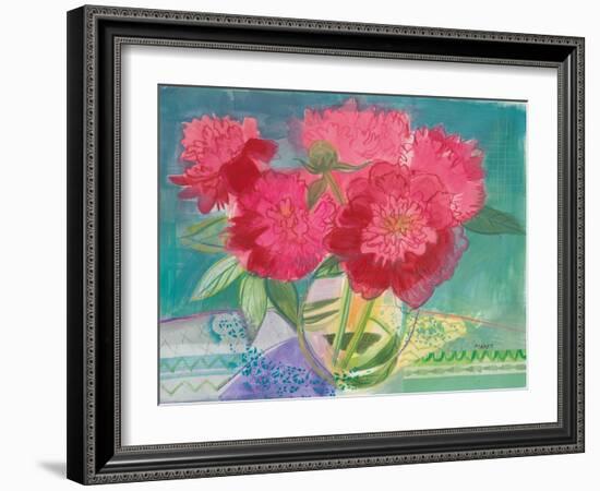 Red Bouquet-Maret Hensick-Framed Art Print