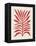 Red Branch / Lino Print-Alisa Galitsyna-Framed Premier Image Canvas