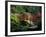 Red Bridge in Springtime, Koybota Gardens, Seattle, Washington, USA-Darrell Gulin-Framed Photographic Print