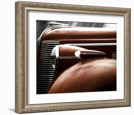 Red Buick-Richard James-Framed Art Print