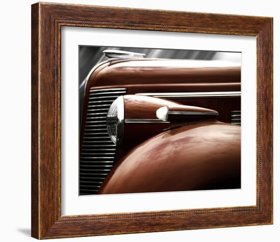 Red Buick-Richard James-Framed Art Print