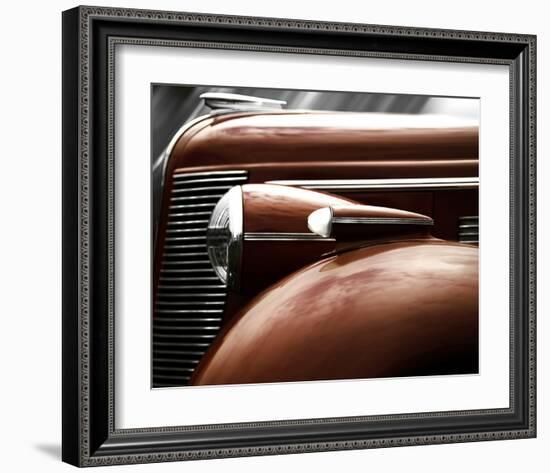 Red Buick-Richard James-Framed Art Print