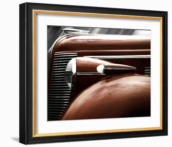 Red Buick-Richard James-Framed Art Print