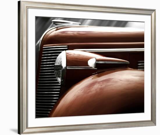 Red Buick-Richard James-Framed Art Print