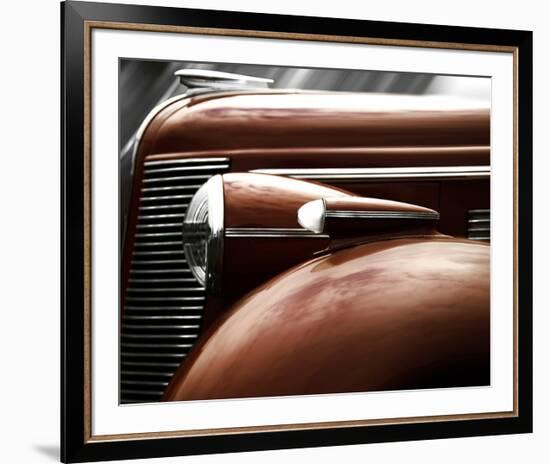 Red Buick-Richard James-Framed Art Print