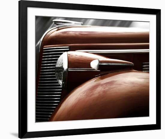 Red Buick-Richard James-Framed Art Print