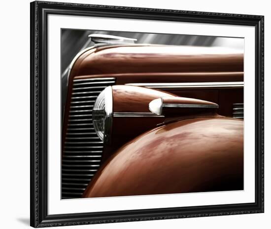 Red Buick-Richard James-Framed Art Print