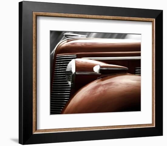 Red Buick-Richard James-Framed Art Print