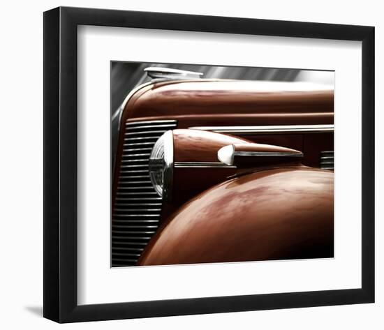 Red Buick-Richard James-Framed Art Print