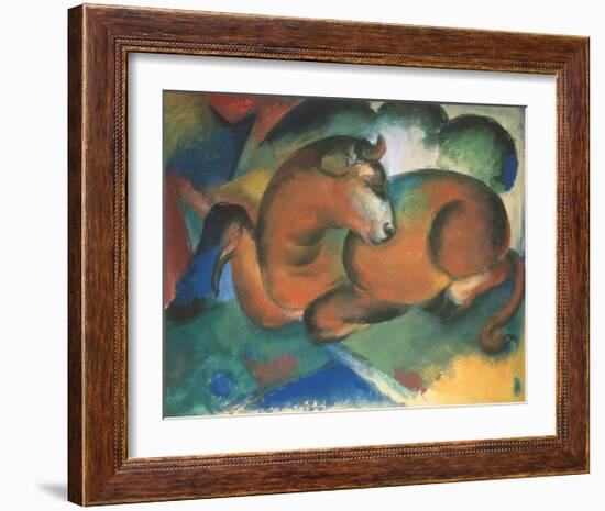 Red bull-Franz Marc-Framed Giclee Print