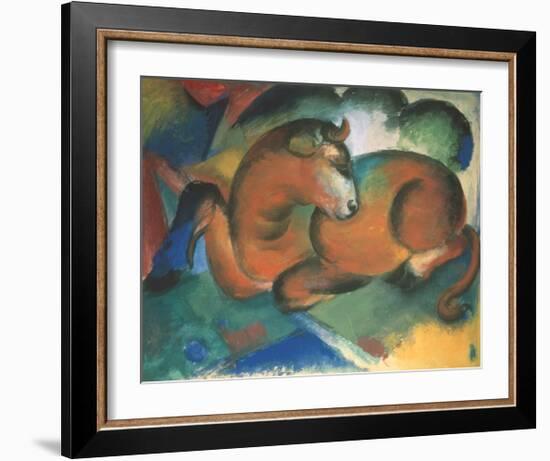 Red bull-Franz Marc-Framed Giclee Print