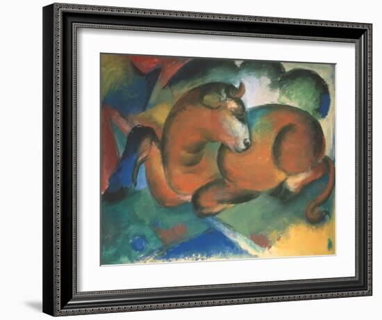 Red bull-Franz Marc-Framed Giclee Print