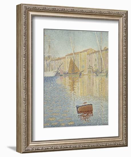 Red Buoy (La Bouée Roug)-Paul Signac-Framed Giclee Print