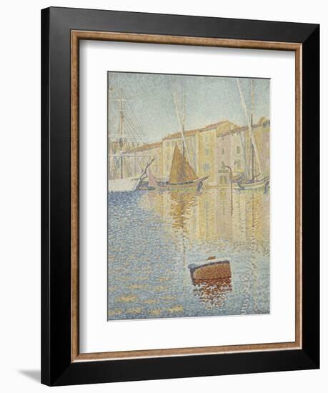 Red Buoy (La Bouée Roug)-Paul Signac-Framed Giclee Print