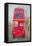 Red Bus-Antonia Myatt-Framed Premier Image Canvas