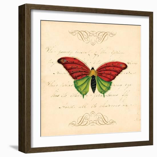 Red Butterfly-Artique Studio-Framed Art Print