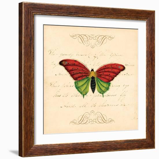 Red Butterfly-Artique Studio-Framed Art Print