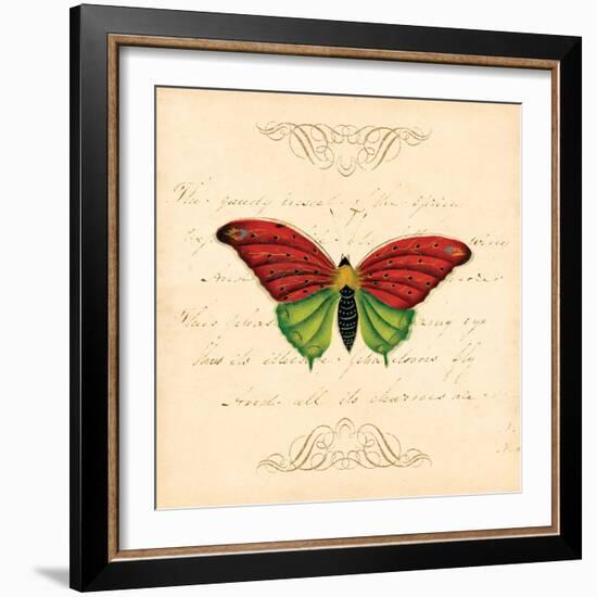 Red Butterfly-Artique Studio-Framed Art Print