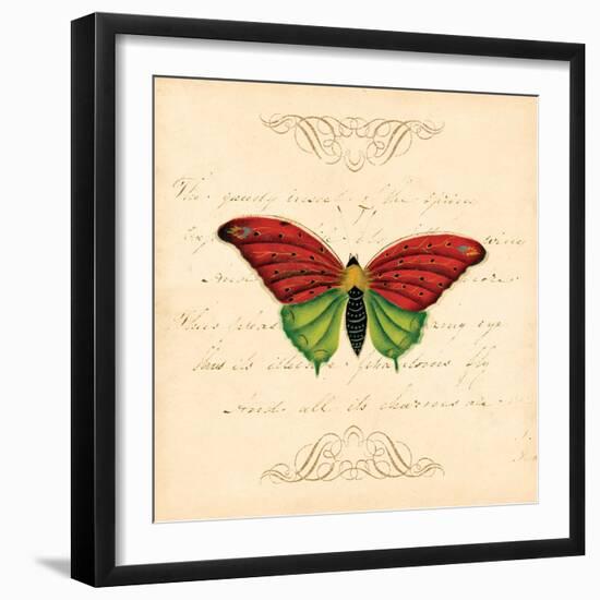 Red Butterfly-Artique Studio-Framed Art Print