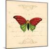 Red Butterfly-Artique Studio-Mounted Art Print