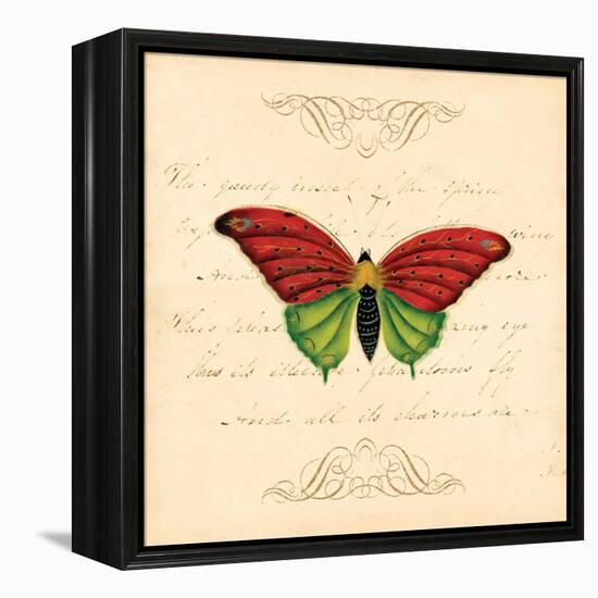 Red Butterfly-Artique Studio-Framed Stretched Canvas